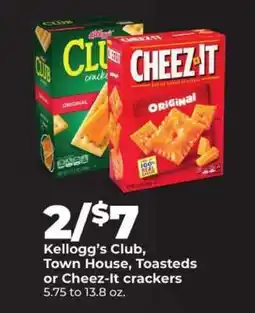 Hy-Vee Kellogg's Club, Town House, Toasteds, or Cheez-It Crackers offer