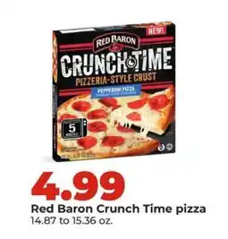 Hy-Vee Red Baron Crunch Time pizza offer
