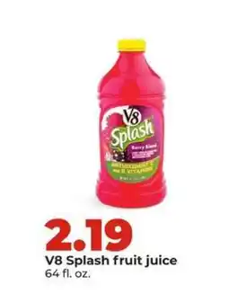 Hy-Vee V8 Splash fruit juice offer
