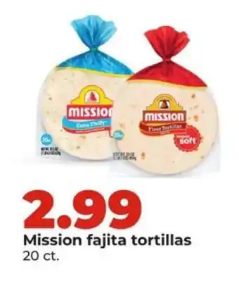 Hy-Vee Mission Fajita Tortillas offer