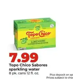 Hy-Vee Topo Chico Sabores offer