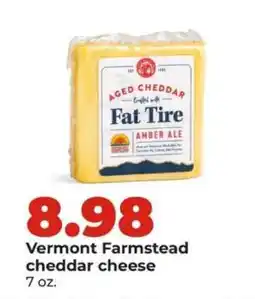 Hy-Vee Vermont Farmstead cheddar cheese offer