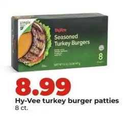 Hy-Vee Hy-Vee turkey burger patties offer
