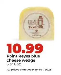 Hy-Vee Point Reyes Blue Cheese Wedge offer