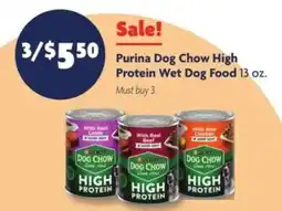 Family Dollar Purina Dog Chow High Protein Wet Dog Food offer