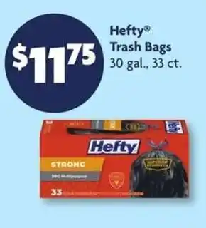 Family Dollar Hefty Trash Bags offer