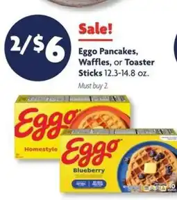 Family Dollar Eggo Pancakes, Waffles, or Toaster Sticks offer