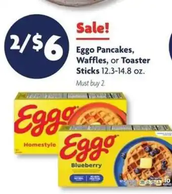 Family Dollar Eggo Pancakes, Waffles, or Toaster Sticks offer