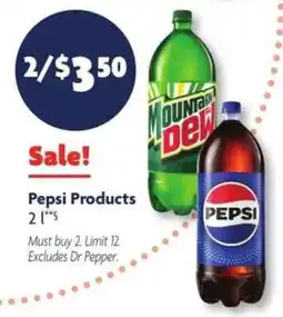Family Dollar Pepsi Products offer