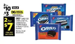 Dollar General OREO FAMILY SIZE Cookies offer