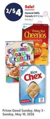 Family Dollar General Mills Cereals offer