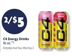 Family Dollar C4 Energy Drinks offer