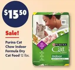 Family Dollar Purina Cat Chow Indoor Formula Dry Cat Food offer