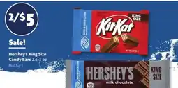Family Dollar Hershey's King Size Candy Bars offer