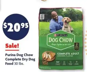 Family Dollar Purina Dog Chow Complete Dry Dog Food offer