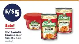 Family Dollar Chef Boyardee Bowls or Cans offer
