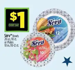Dollar General Sérv Bowls or Plates offer