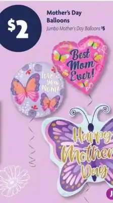 Family Dollar Mother's Day Balloons offer