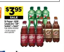 Dollar General Dr Pepper, A&W, Canada Dry, 7UP, Sunkist or Squirt offer