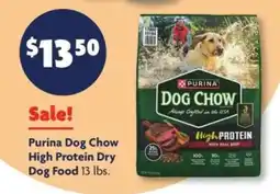 Family Dollar Purina Dog Chow High Protein Dry Dog Food offer