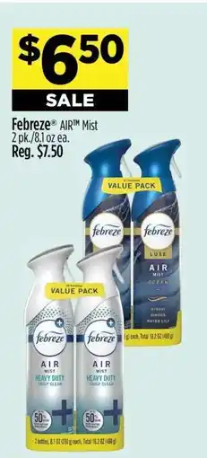 Dollar General Febreze Air Mist offer