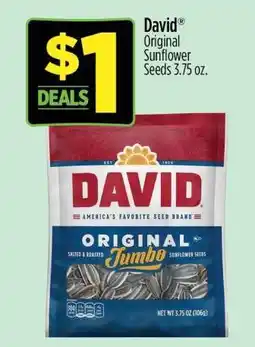 Dollar General David Original Sunflower Seeds offer