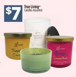 Dollar General True Living Candles Assorted offer