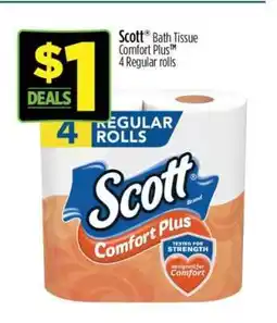 Dollar General Scott Bath Tissue Comfort Plus offer