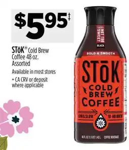 Dollar General STōK Cold Brew Coffee 48 oz offer