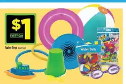 Dollar General Swim Toys offer
