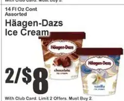 Key Food Häagen-Dazs Ice Cream offer