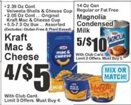 Key Food Kraft Mac & cheese offer