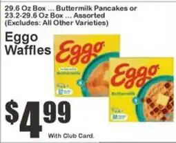 Key Food Eggo Waffles offer
