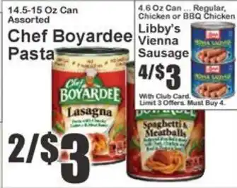 Chef Boyardee Pasta