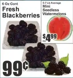 Key Food Fresh Blackberries offer