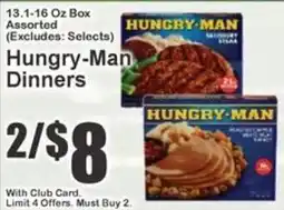 Key Food Hungry-Man Dinners offer