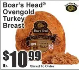 Key Food Boar's Head Ovengold Turkey Breast offer