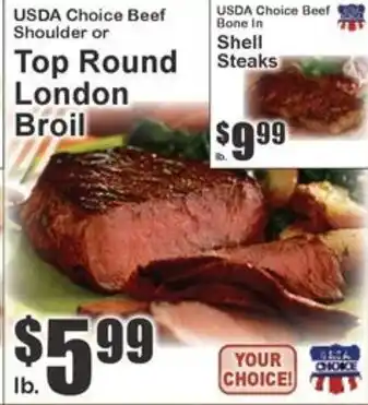 Key Food Top Round London Broil offer
