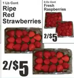 Key Food Ripe Red Strawberries offer