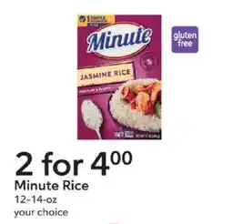 Publix Minute Rice offer