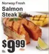 Key Food Norway Fresh Salmon Steak offer