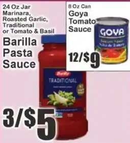 Key Food Barilla Pasta Sauce offer