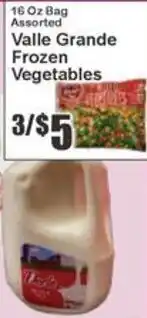 Key Food Valle Grande Frozen Vegetables offer
