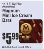 Key Food Magnum Mini Ice Cream Bars offer