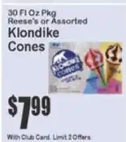 Key Food Klondike cones offer