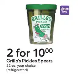 Publix Grillo's Pickles Spears offer