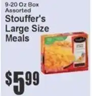 Key Food Stouffer's Large Size Meals offer