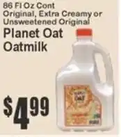 Key Food Planet Oat Oatmilk offer