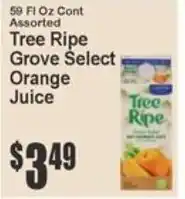 Key Food Tree Ripe Grove Select Orange Juice offer