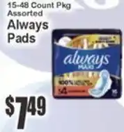 Key Food Always Pads offer